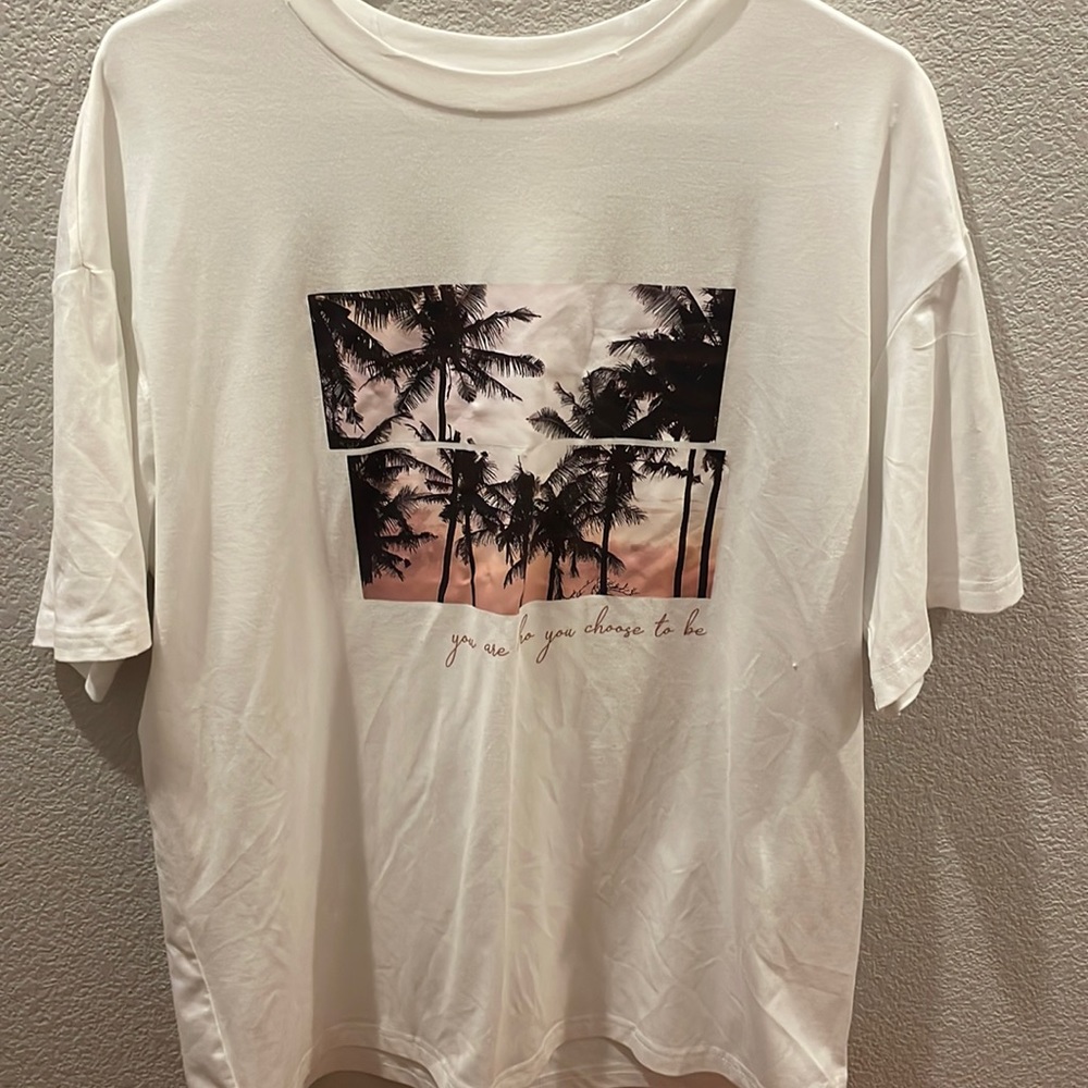 White Graphic Tshirt